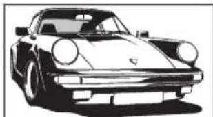 Front view line drawing of a classic 19th-century sports car (no text or symbols)