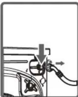 Diagram of a vehicle fuel injection system with valve and hose (no text or labels)