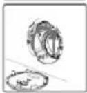 SHARP ES-FA6102W3 - DETERGENT DRAWER - 4