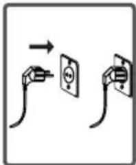 Two electrical connectors with a switch, one pointing to the next pair (no text or symbols visible)