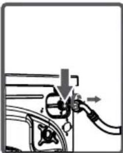 Diagram of a car fuel injection system with valve and plug (no text or labels)
