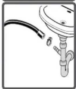Diagram of a pipe fitting with a bulb and valve (no text or symbols)