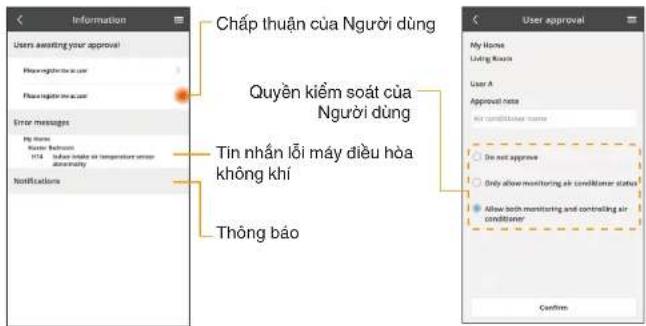 Thông tin Người dùng đang chờ phê duyệt Phuangkinh@me.com Phuangkinh@me.com Tin nhắn người dùng Nhà tôi Guangkinh@me.com 104 Cảm biến nhiệt độ không khí nhỏ đường kính Thông báo Chấp thuận của Người dùng Quyền kiểm soát của Người dùng Tin nhắn máy điều hòa không khí Thông báo Phê duyệt người dùng Nh…