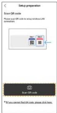 PANASONIC CS-HZ25UKE - 扫描二维码进行设定 - 1
