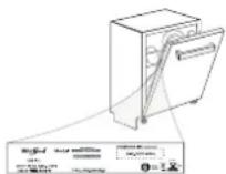WHIRLPOOL WSIO 3O23 PFE X - Retningslinjer, standarddokumentation, bestilling af reservedele og supplerende produktinformation kan findes ved at: - 1