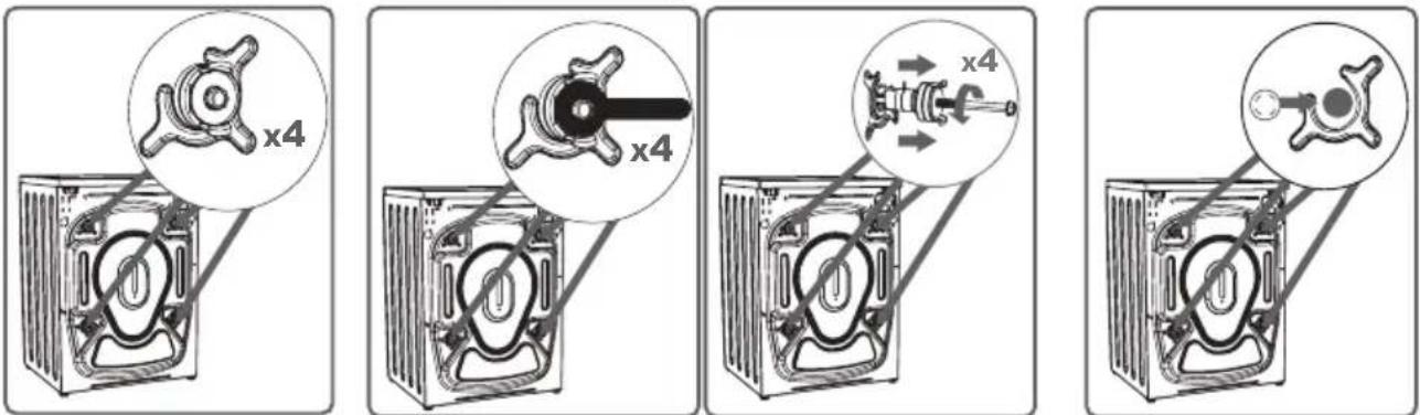 SHARP ES-FA7103W3 - KULJETUKSEN TURVAPULTTIEN IRROTTAMINEN - 1