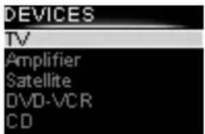 DEVICES TV Amplifier Satellite DVD-VCR CD