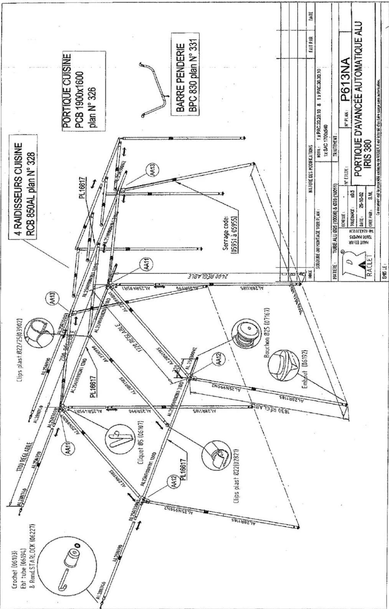 4 RADISSUES CUISINE RCB 850AL Plan N° 328 PORITQUE CUISINE PCB 1900x1600 plan N° 326 BARRE PENDERE BPC 830 Plan N° 331 SOUWNE ON KONTAGE VIEW PLAN: (05951 a 05955) Serage code (05951 a 05955) MAYING DES MONGKALTONS DATE: 29-10-02 DATE: 29-10-02 ORER PAR: S.M. N° E110X : N° PA. AN : P613NA PORITQUE DAVANCEE AUTOMATIQUE ALU IRIS 380 (4 ⊣ (d'ontain) (a) 12. noncontable boundaries to RENETL A (a) (b) (c) (d) (e) (f) (g) (h) (i) (j) (k) (l) (m) (n) (o) (p) (q) (r) (s) (t) (u) (v) (w) (x) (y) (z) (w) (x) (t) (u) (v) (w) (x) (t) (u) (v) (x) (t) (u) (x) (t) (u) (x) (t) (u) (x) (t) (u) (x) (t) (u) A13 A17 A19 A21 A23 A25 A27 A29 A31 A33 A35 A37 A39 A41 A43 A45 A47 A49 A51 A53 A55 A57 A59 A61 A63 A65 A67 A69 A71 A73 A75 A77 A79 A81 A83 A85 A87 A89 A91 A93 A95 A97 A99 A101 A103 A105 A107 A109 A111 A113 A115 A117 A119 A121 A123 A125 A127 A129 A131 A133 A135 A137 A139 A141 A143 A145 A147 A149 A151 A153 A155 A157 A159 A161 A163 A165 A167 A169 A171 A173 A175 A177 A179 A181 A183 EMBOUT (06/9/2) BOUCHON 025 (07/6/7) ALZBRJ185 ALZBRJ186 ALZBRJ187 ALZBRJ188 ALZBRJ189 ALZBRJ190 ALZBRJ191 ALZBRJ192 ALZBRJ193 ALZBRJ194 ALZBRJ195 ALZBRJ196 ALZBRJ197 ALZBRJ198 ALZBRJ199 ALZBRJ200 ALZBRJ201 ALZBRJ202 ALZBRJ203 ALZBRJ204 ALZBRJ205 ALZBRJ206 ALZBRJ207 ALZBRJ208 ALZBRJ209 ALZBRJ210 ALZBRJ211 ALZBRJ212 ALZBRJ213 ALZBRJ214 ALZBRJ215 ALZBRJ216 ALZBRJ217 ALZBRJ218 ALZBRJ219 ALZBRJ220 ALZBRJ221 ALZBRJ222 ALZBRJ223 ALZBRJ224 ALZBRJ225 ALZBRJ226 ALZBRJ227 ALZBRJ228 ALZBRJ229 ALZBRJ230