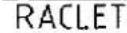 RACLET Acropolis - WARNING: - 3