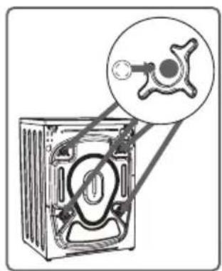 Diagram showing a refrigerator with a switch mechanism and an inset close-up of the switch mechanism.