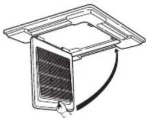 PANASONIC CS-MZ20UB4EA - Installatie van het luchtfilter - 2