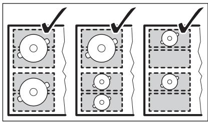 SMEG SI1F7955B - Flexi4Zone standard mode - 2