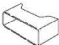 JVC KD-T709BT - Part list for installation - 3