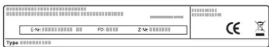 NEFF HLAGD53N0B - Product number (E-Nr.) and production number (FD) - 1