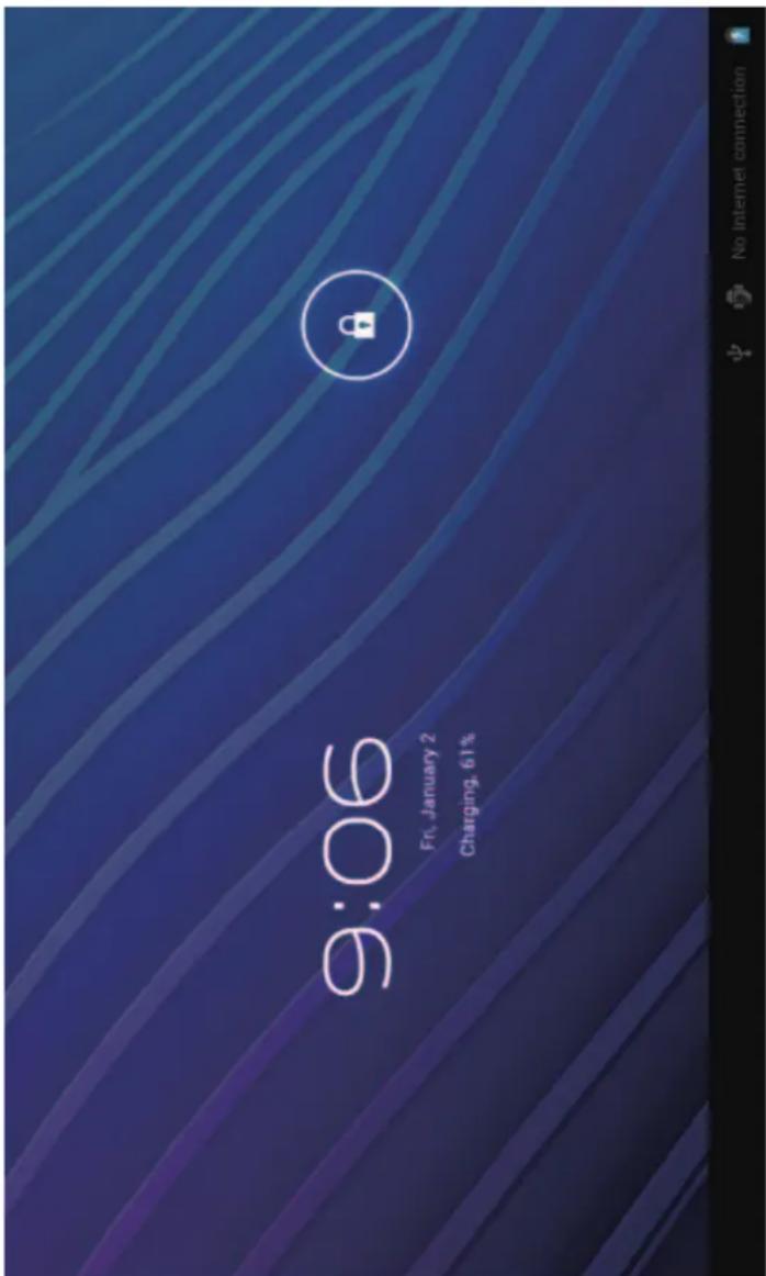 9:06 Fri, January 2 Charging, 61%