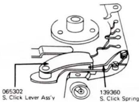 065302 S. Click Lever Ass'y 139360 S. Click Spring