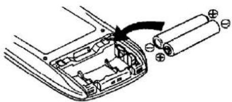 TECHNICS SU-A800D - Battery installation - 2