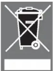 Symbol of a trash bin with crossed x- and y-axes, no text or numbers present