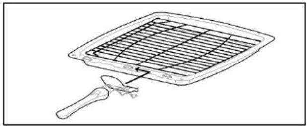 Tricity Bendix CSE560SV - THE GRILL PAN AND HANDLE - 1