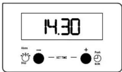 14.30 Almm Stop - SET TIME + Push Both