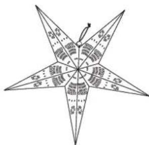MELINERA IAN 74195 - LED STAR LIGHT - 11