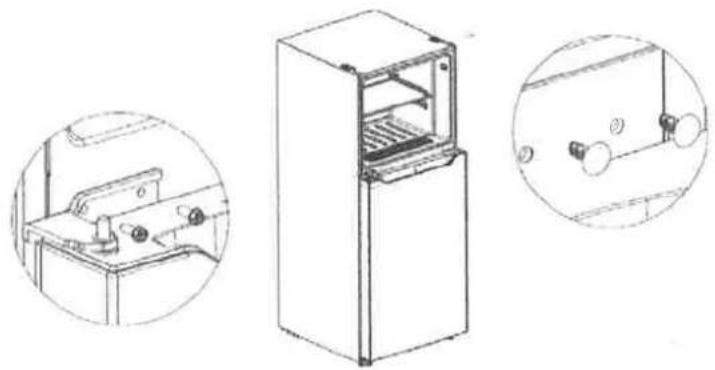 THOMSON THD 311 NFWH - INVERSION DES PORTES - 3