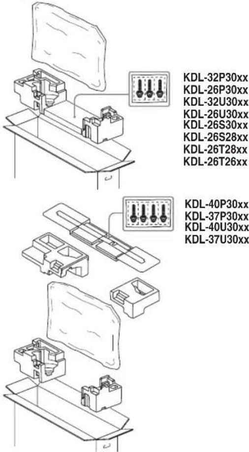 KDL-32P30xx KDL-26P30xx KDL-32U30xx KDL-26U30xx KDL-26S30xx KDL-26S28xx KDL-26T28xx KDL-26T26xx KDL-40P30xx KDL-37P30xx KDL-40U30xx KDL-37U30xx