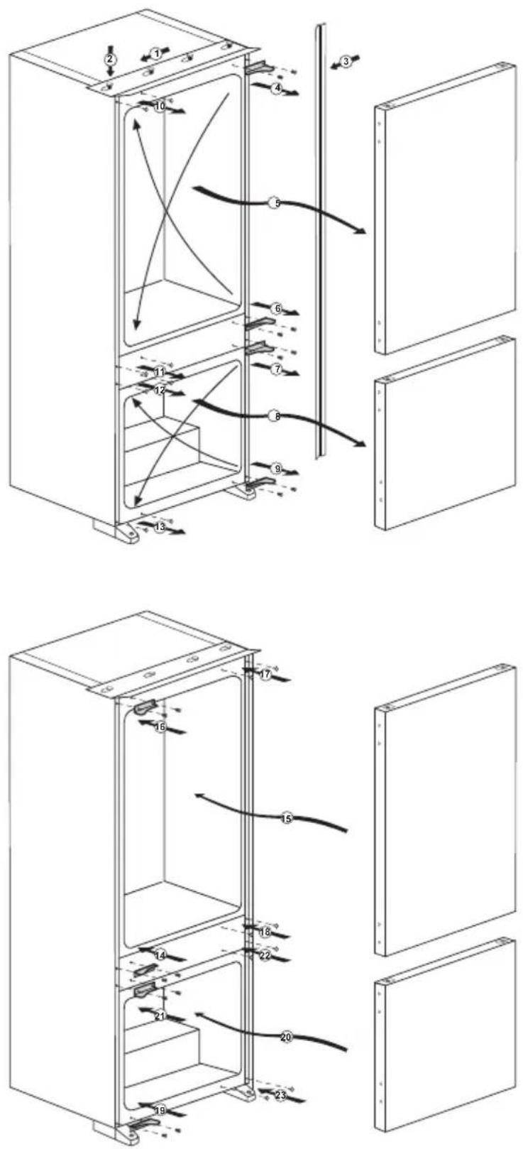 TEKA CI2 330 NF - Reversing the doors - 1
