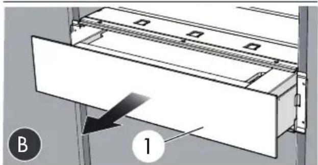 SMEG CPV115S - Adjusting the front panel - 2