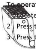 QLIMA SC-JA 2518 - E MANUAL OPERATION (WITHOUT REMOTE) - 2