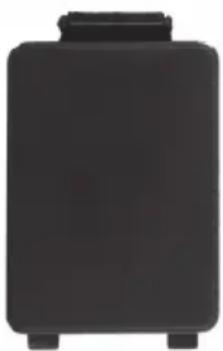 Solid black rectangular object with four rounded legs, resembling a stylized backpack or container (no text or symbols visible)
