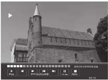 Exterior view of a historic stone church with a pointed tower and brick facade (no signage or text visible)