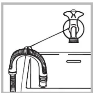 INDESIT WIN 121 (EU) - Aansluiting van de afvoerbuis - 2