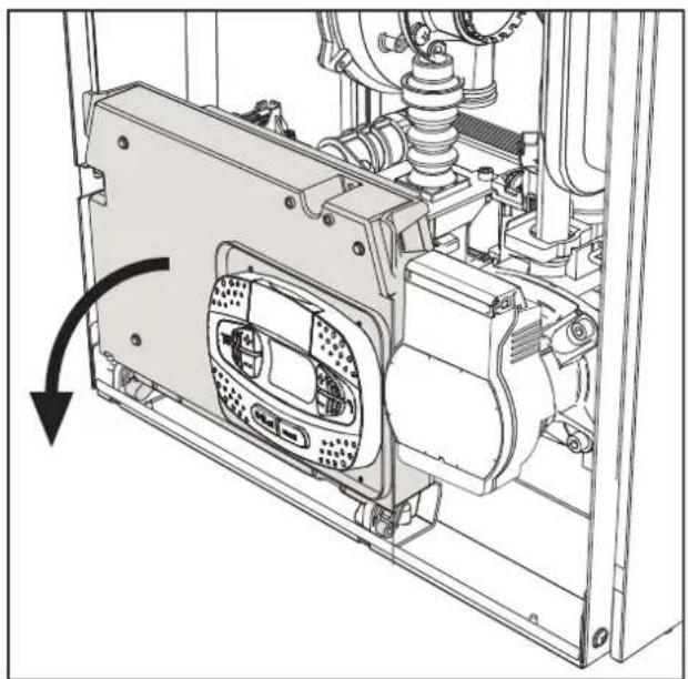 FERROLI Bluehelix Tech RRT 24C - MAKE SURE THE FRONT CASING IS CLOSED AND THE INTAKE/FUME EXHAUST DUCTS ARE COMPLETELY ASSEMBLED - 1