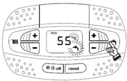 eco 55° off reset