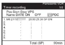 PANASONIC NV-FJ628F - Operation B - 2