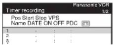 PANASONIC NV-FJ628F - Example: - 1