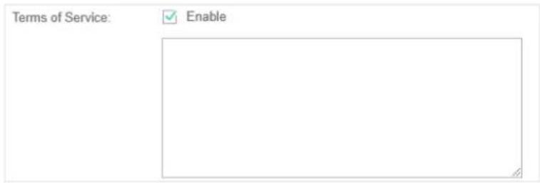 Terms of Service: Enable