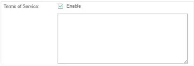 Terms of Service: Enable