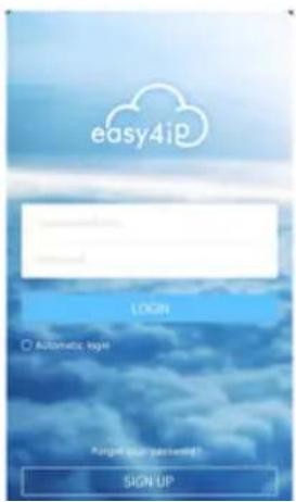 easy4iP LOGIN Automatic light Password password? SIGN UP