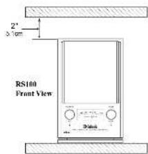 2" 3.1cm RS100 Front View 20mm