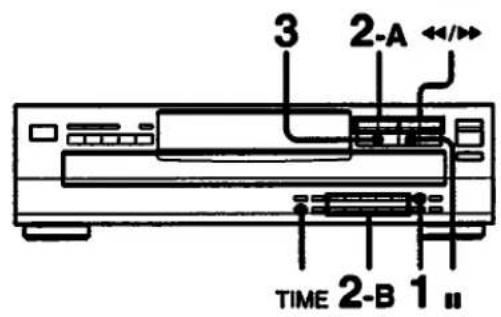 3 2-A <> TIME 2-B 1"