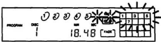 PROGRAM DISC 1 2 3 4 5 6 7 8 9 10 11 12 13 14 15 MIN WSC FADE