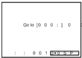 Go to [0 0 0 : ] 0 : : 0 0 1 S•U S P