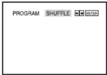 PROGRAM SHUFFLE ENTER