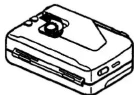 SONY Walkman WM-SX34 - Removing the belt clip - 1