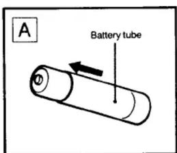 A Battery tube