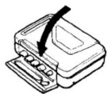 SONY Walkman WM-AF54 - Opening and Closing the Cassette Compartment Lid - 3