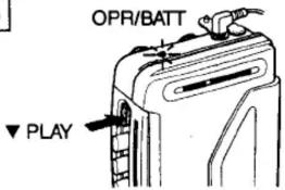 OPR/BATT ▼ PLAY