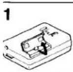 SONY Walkman WM-F2081 - Installing Batteries - 1